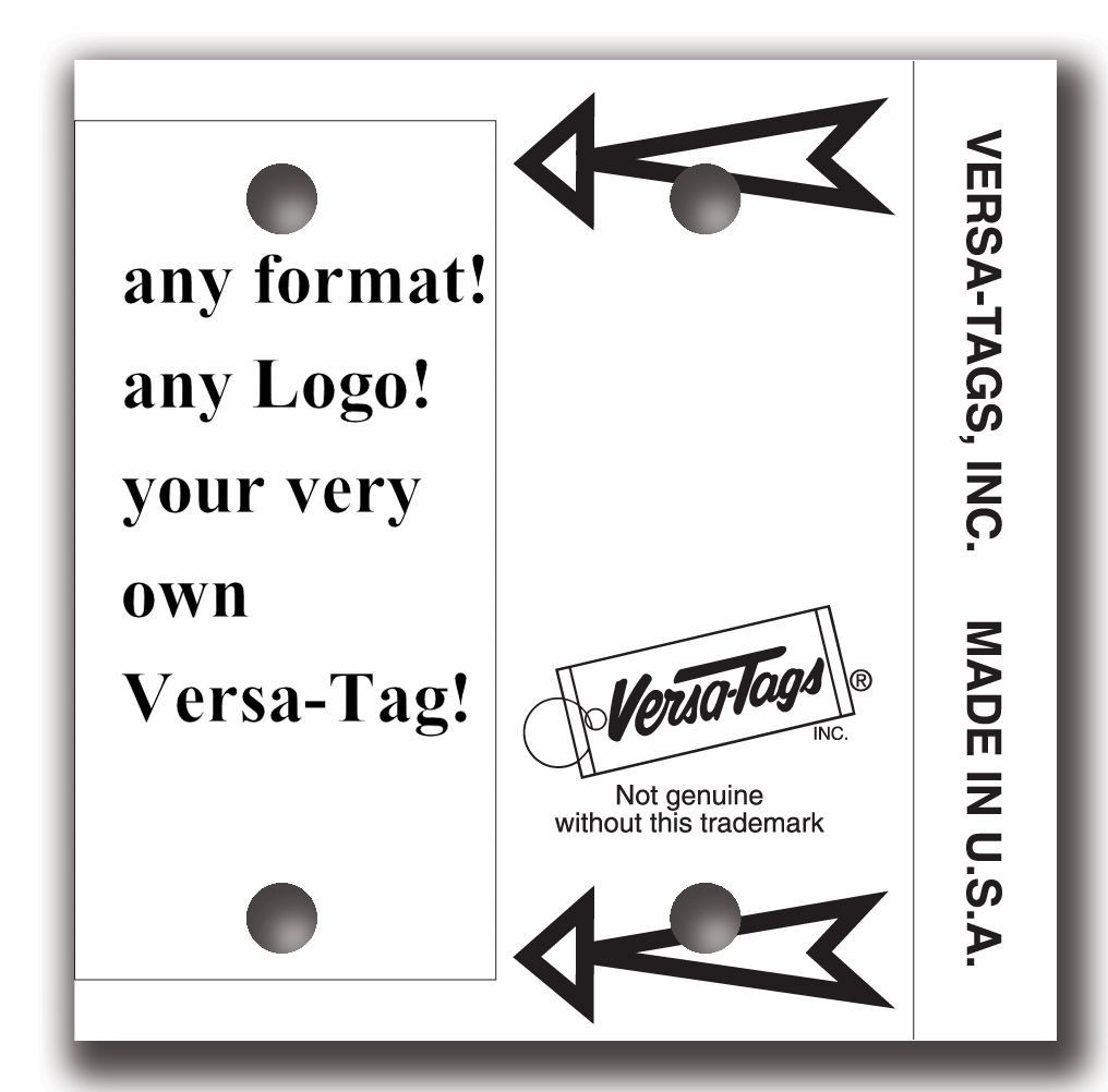  Versa-Tags Car Dealer Stock Stickers Improved Design