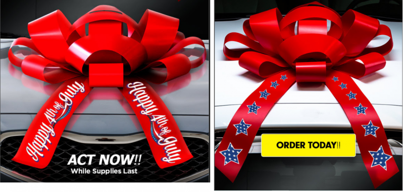 New! 30 Inch Giant Red Congratulations Graduate Magnetic Car Bow Jum-bow